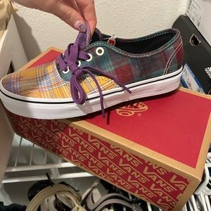 Plaid vans